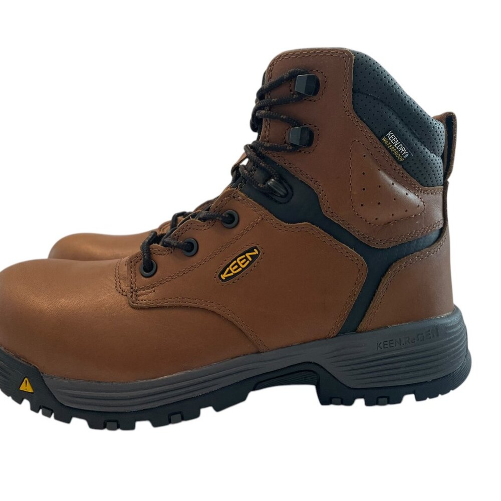 NIB KEEN Women’s Utility WIDE Dover 6” Carbon Toe WP Work Boots 1021467 8M 9.5W